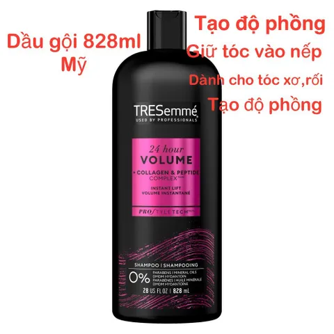 Dầu gội giữ tóc vào nếp TRESemme 24 Hour Volume Shampoo 828ml