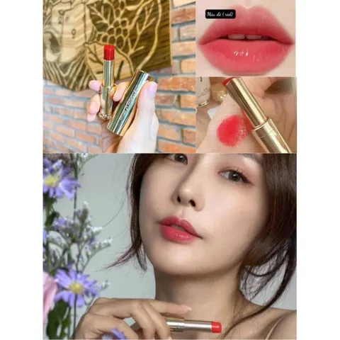 ( TÁCH SÉT UNBOX MÀU ĐỎ ) SON DƯỠNG ĐÔNG Y THE HISTORY OF WHOO GONGJINHYANG MI GLOW LIP BALM
