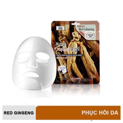 SÉT 10 MIẾNG mặt nạ 3w clinic HÀN QUỐC làm từ chất liệu 100% cotton lành tính