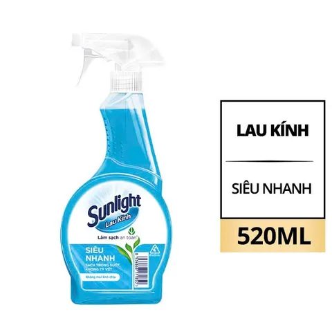 lau kính - lau đa năng sunlight 500ml