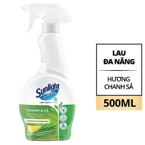 lau kính - lau đa năng sunlight 500ml