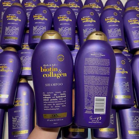 Gội chống rụng tóc OGX Biotin Collagen 577ml