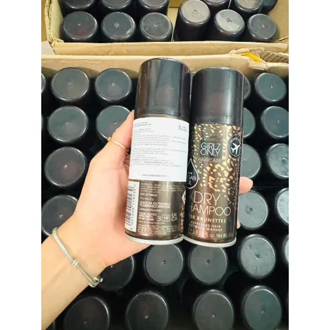 Dầu Gội Khô Girlz Only Cho Tóc Nâu, Tối Màu 100ml