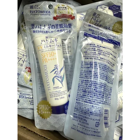 [ XẢ KHO ] Kem Chống Nắng  THE UV MILKY GEL Dưỡng Ẩm & Làm Sáng Da 80g