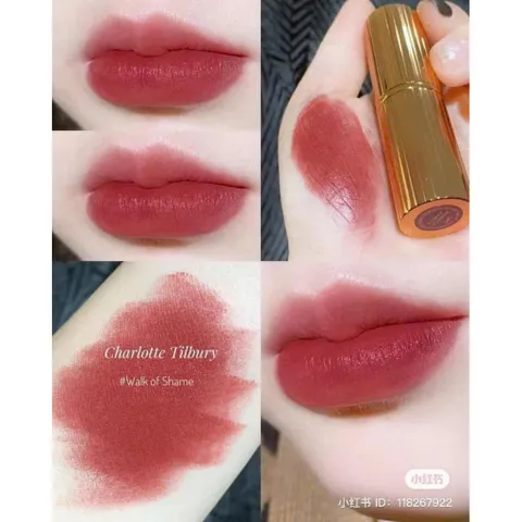 Charlotte Tilbury Walk of No Shame Matte Revolution - màu đỏ nâu