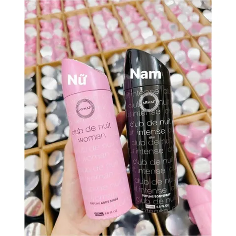 Nước hoa toàn thân nam nữ (Body Spray) Armaf Club de Nuit 200ml