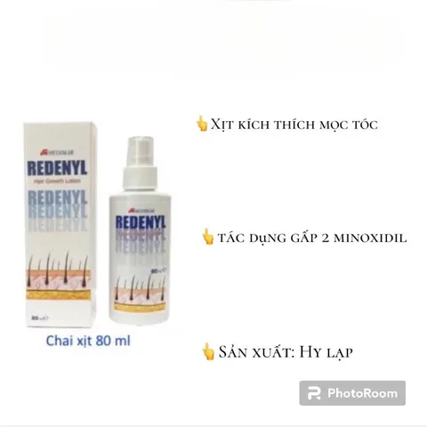 Redenlyl Lotion - Xịt dưỡng tóc , chống rụng tóc, kích thích mọc tóc