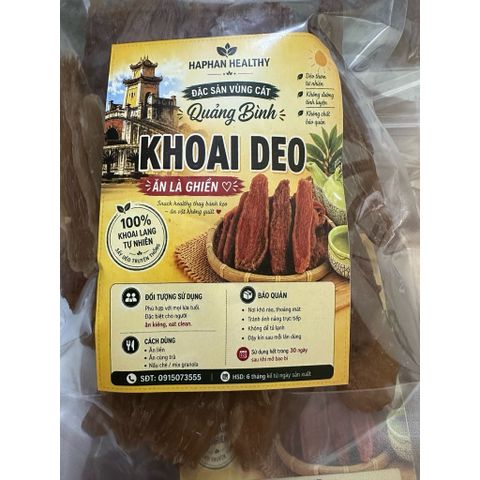 Khoai deo Quảng Bình loại 1 , 500g- Organic