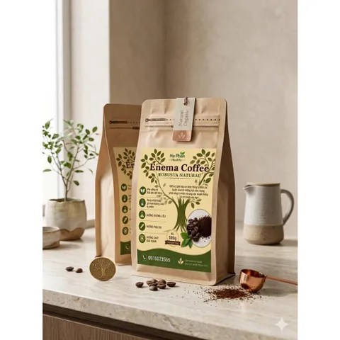 Cà phê hữu cơ thải độc đại tràng, 1kg,( tặng thìa định lượng + 20 túi lọc)