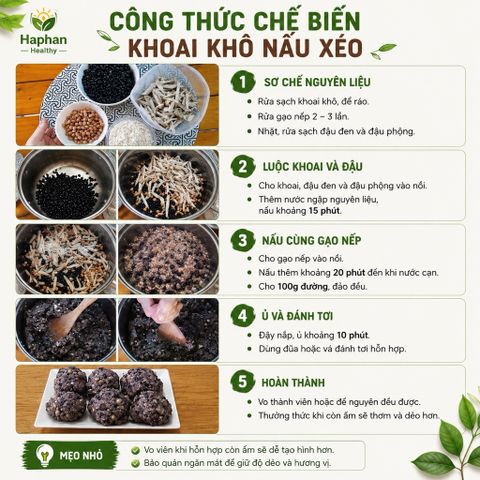 Khoai lang khô nấu xéo Quảng Bình oganic 1kg
