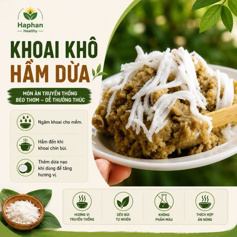 Khoai lang khô nấu xéo Quảng Bình oganic 1kg