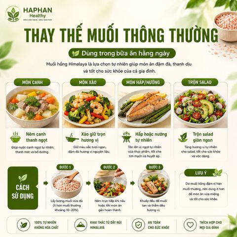 ( Hàng chính hãng) Muối Hồng Himalaya organic Himas chứa 84 khoáng chất , 500g