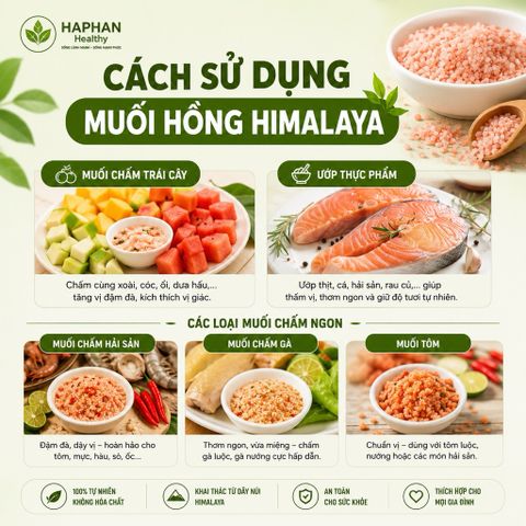 ( Hàng chính hãng) Muối Hồng Himalaya organic Himas chứa 84 khoáng chất , 500g