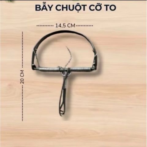 [combo 10c ]bẫy hình bán Nguyệt khung dày dặn lò xo bật mạnh