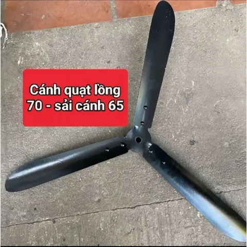 cánh quạt công nghiệp trục 12mm lắp cho động cơ mô tơ máy giặt