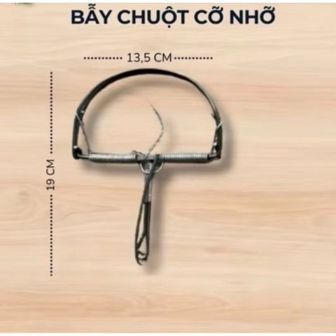 [combo 10c ]bẫy hình bán Nguyệt khung dày dặn lò xo bật mạnh