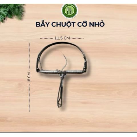 [combo 10c ]bẫy hình bán Nguyệt khung dày dặn lò xo bật mạnh