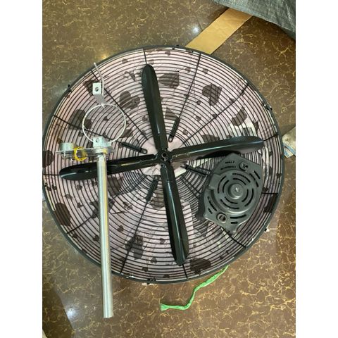 combo(4món)lồng,cánh,thân,ốp cho quạt công nghiệp trục 12mm đường kính lồng 70cm không mô tơ