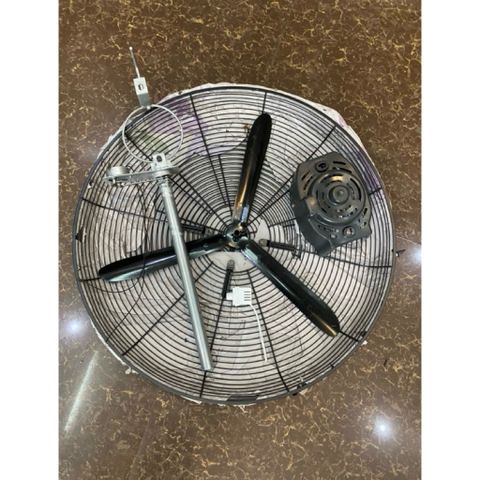 combo(5món) lồng,cánh,thân quay,ốp,chiết áp cho quạt công nghiệp đường kính lồng 80cm trục 12mm không mô tơ