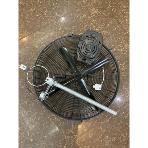 combo (5món)lồng,cánh ,thân quay,ốp ,chiết áp cho quạt công nghiệp trục 12mm đường kính lồng 55cm không mô tơ