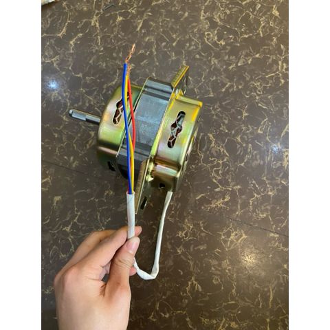 mô tơ máy giặt mới (lỗ trục 12mm)lắp cho quạt công nghiệp cs160w,220w
