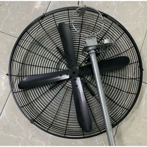 combo 3 món ( lồng,cánh ,thân quay  ) cho quạt công nghiệp lỗ trục 12mm đường kính lồng 70cm không mô tơ