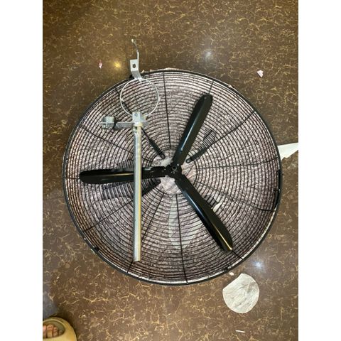 combo 3 món ( lồng,cánh ,thân quay  ) cho quạt công nghiệp lỗ trục 12mm đường kính lồng 70cm không mô tơ