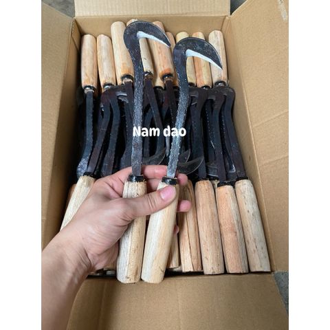 dao bóc vỏ quế khoanh vỏ quế thép xoắn dày dặn chắc chắn sắc bén