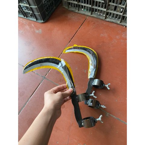 Dao liềm cong ngoặc cành cây trên cao,cắt chuối,cau siêu sắc bén tiện lợi