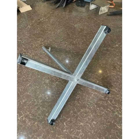 chân hộp vuông 4 càng siêu bền vững ống 34 cho quạt công nghiệp