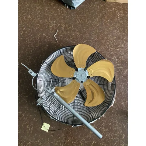 combo(lồng,cánh vàng,thân quay) lắp cho quạt công nghiệp chế đường kính lồng 55cm trục 12m kích thước cánh 50cm