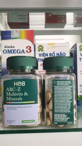 KHÔNG THUẦN CHAY - HSD [ 06/2027] - Viên uống bổ sung vitamin tổng hợp  Holland & Barrett 60 Viên