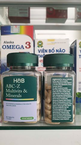 KHÔNG THUẦN CHAY - HSD [ 06/2027] - Viên uống bổ sung vitamin tổng hợp  Holland & Barrett 60 Viên