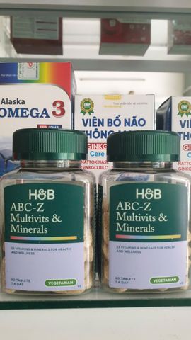 KHÔNG THUẦN CHAY - HSD [ 06/2027] - Viên uống bổ sung vitamin tổng hợp  Holland & Barrett 60 Viên