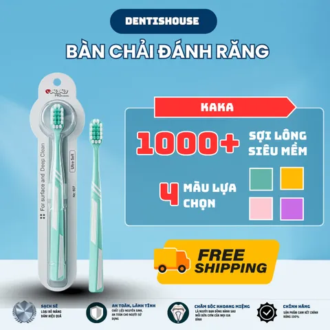 [ HÀNG VIỆT NAM ] Bàn Chải Đánh Răng Lông Mềm KAKA - Làm Sạch Sâu, Bảo Vệ Nướu Hiệu Quả - Sản Phẩm Vệ Sinh Răng Miệng.