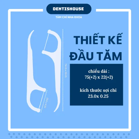 Tăm Chỉ Nha Khoa AZAMI hộp nhỏ tiện lợi 50pcs sợi PTFE cao cấp, Siêu mảnh không sơ dành cho răng khít và nướu nhạy cảm.