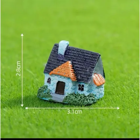 Mô hình ngôi nhà mái ngói ,biệt thự trang trí tiểu cảnh kích thước 2.8 * 3 cm
