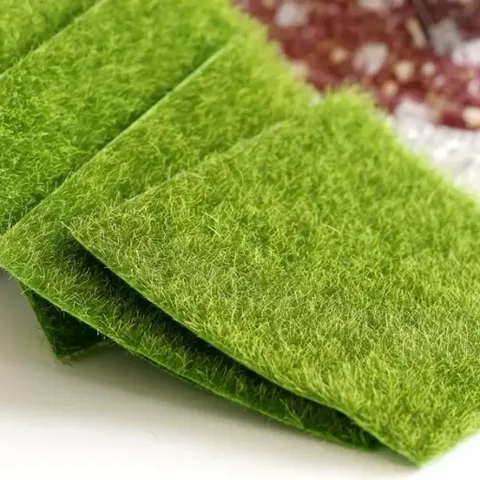 🌱 Thảm cỏ giả mini trang trí tiểu cảnh – Cỏ nhân tạo mô phỏng tự nhiên