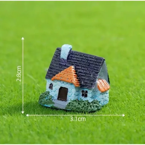 Mô hình ngôi nhà mái ngói ,biệt thự trang trí tiểu cảnh kích thước 2.8 * 3 cm