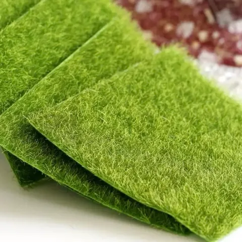 🌱 Thảm cỏ giả mini trang trí tiểu cảnh – Cỏ nhân tạo mô phỏng tự nhiên