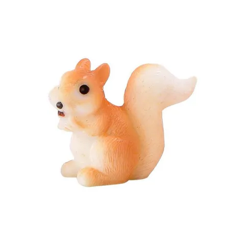 Bộ mô hình đàn sóc cute bằng nhựa - trang trí tiểu cảnh,bàn học,bàn làm việc,taplo ô tô…
