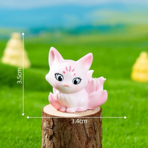 🌸🦊 CẶP CÁO HỒ LY MINI HỒNG – DECOR XINH XẮN, MAY MẮN & ĐÁNG YÊU 🦊🌸kích thước khoảng 3.4*4.2cm