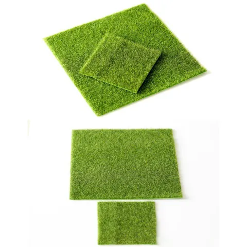 🌱 Thảm cỏ giả mini trang trí tiểu cảnh – Cỏ nhân tạo mô phỏng tự nhiên