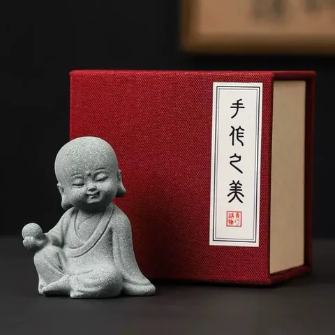 🙏 Bộ Tượng Mini Địa Tạng Vương Bồ Tát – Phật Tổ – Quan Âm | Decor Thiền Tĩnh Thanh Nhã 🙏 bằng đá sa thạch