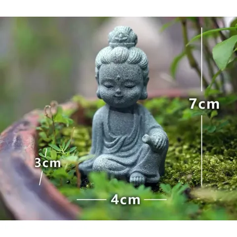 🙏 Bộ Tượng Mini Địa Tạng Vương Bồ Tát – Phật Tổ – Quan Âm | Decor Thiền Tĩnh Thanh Nhã 🙏 bằng đá sa thạch