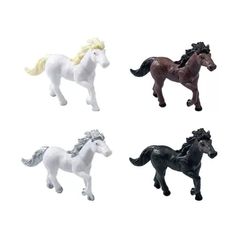 Mô hình ngựa trang trí deco siêu đẹp bằng nhựa kích thước 7.5*5.5cm