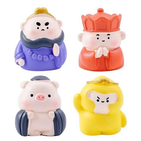 Bộ mô hình Tây Du Ký mini dễ thương trang trí 2.8x2.4 cm