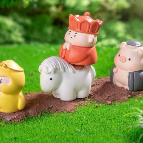 Bộ mô hình Tây Du Ký mini dễ thương trang trí 2.8x2.4 cm