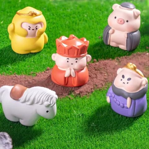 Bộ mô hình Tây Du Ký mini dễ thương trang trí 2.8x2.4 cm