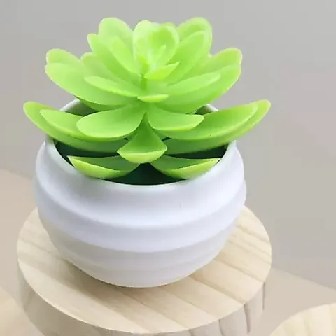 Chậu sen đá giả mini trang trí bằng nhựa kích thước 7*7.5cm